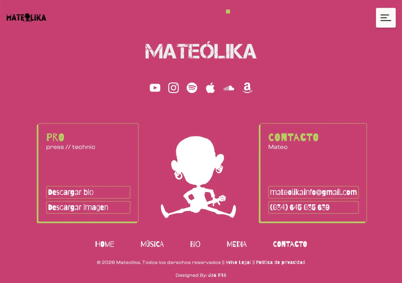 Mateólika — Plataforma en producción