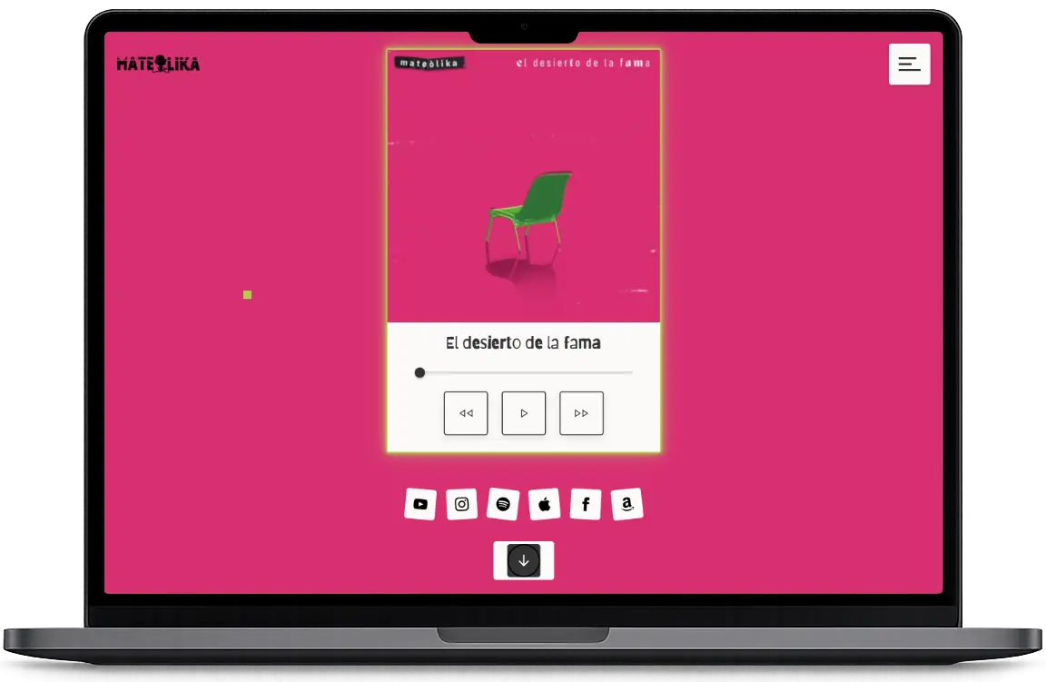 Mateólika — platform preview across different devices